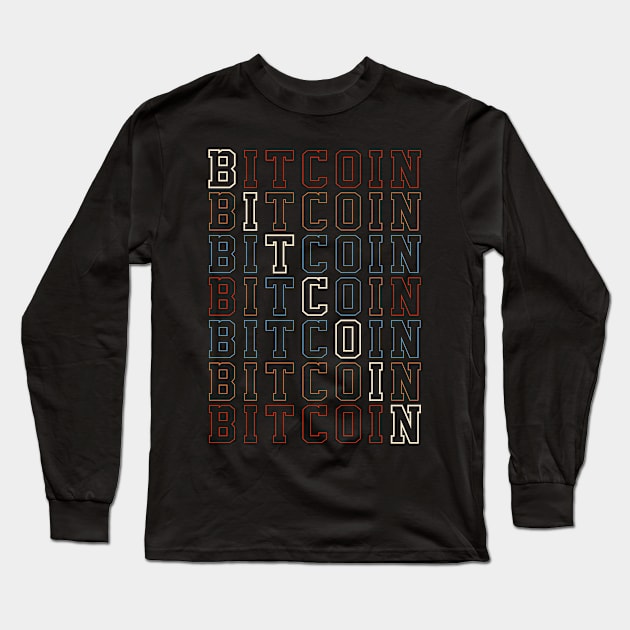 The Power of Crypto Letters Long Sleeve T-Shirt by teewhales